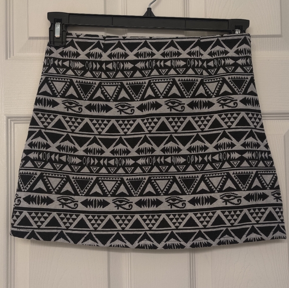 🆕 Fashion Triangle Geometric Egyptian Hieroglyphics Eye of Horus Mini Skirt_S - Picture 7 of 11